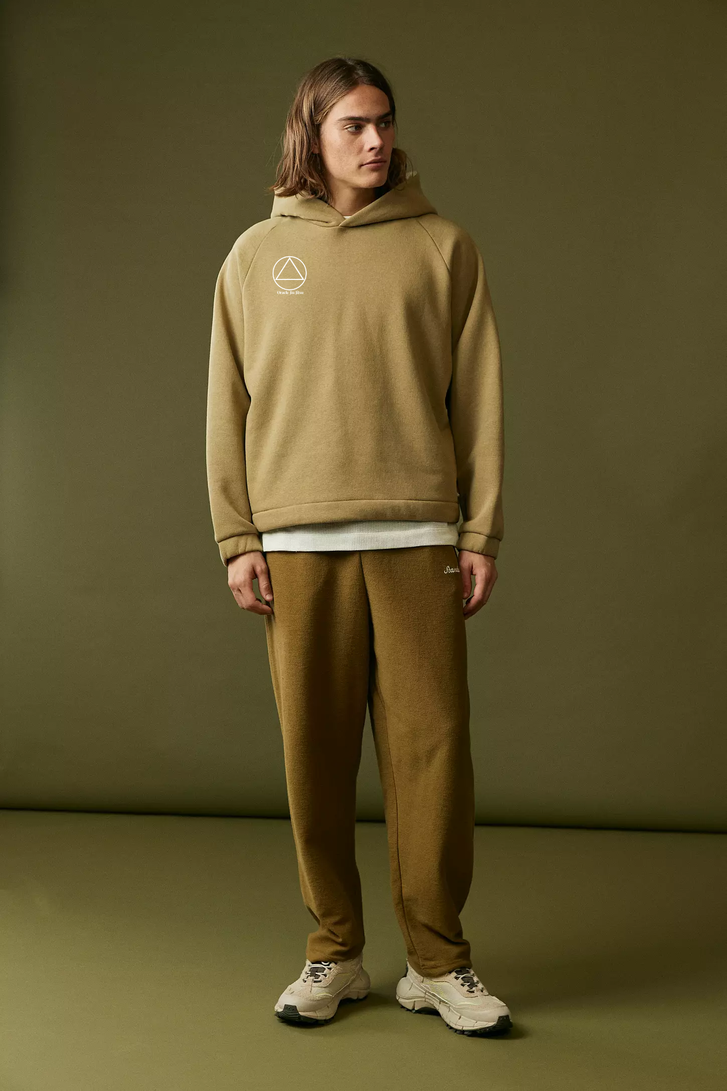 oracle hoodie full front logo